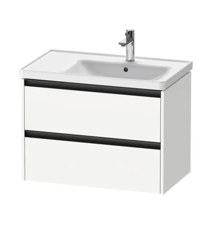 Duravit Ketho.2 - izlietnes skapītis, 55x78x46 cm, 2 atvilktnes, balts matēts K25286018180000
