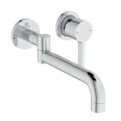 Ideal Standard Gusto - zemapmetuma virtuves izlietnes maisītājs, 2 caurumu montāža, hroms BD426AA