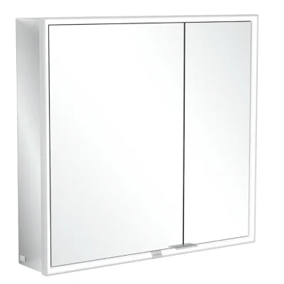 Villeroy & Boch My View - spoguļskapis ar LED apgaismojumu, 80x75x17 cm, alumīnijs A4558000
