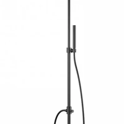 Steinberg 100 - dušas komplekts ar maisītāju, diametrs 20 cm, matēti melns 100 2760 S