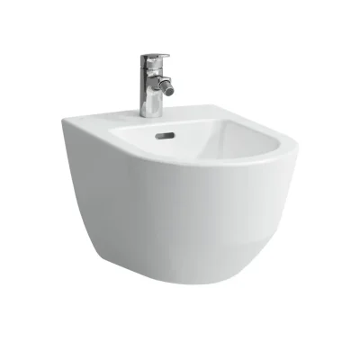 Laufen Pro - sienas bidets, 530x360 mm, 1 krāna caurums, ar LCC, balts H8309524003041