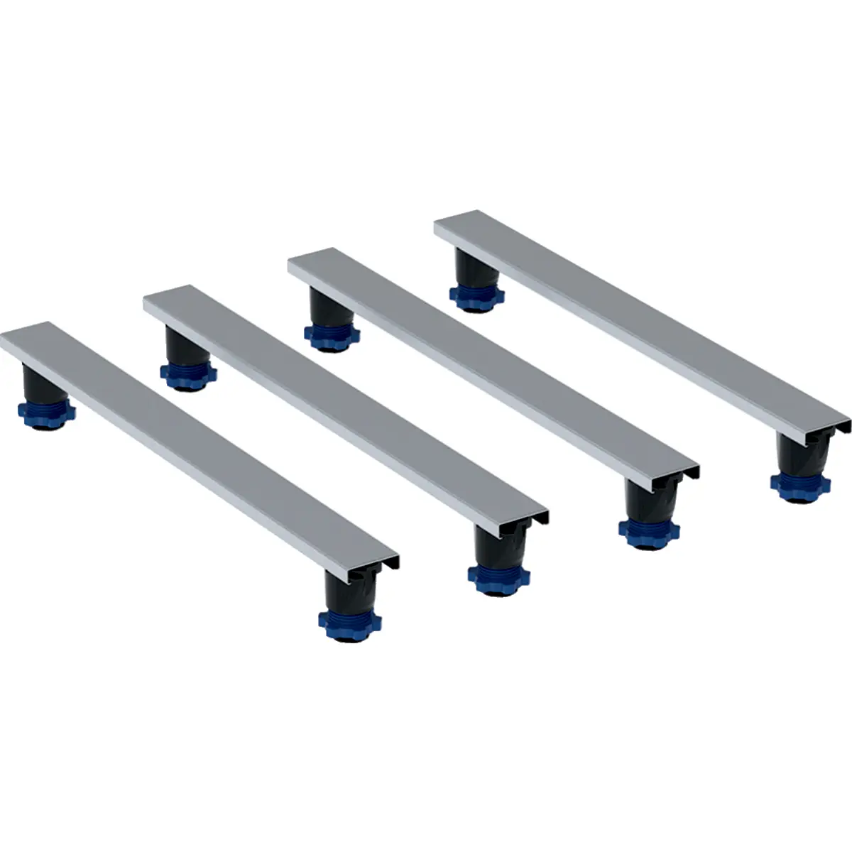 Geberit piederumi - būvkomplekts 700 mm, augstums 9-21 cm, dušas paletēm no 1400 mm 554.959.00.2
