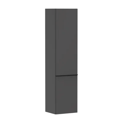 Hansgrohe Xelu Q - augstais skapis 40x165x35 cm, 2 durvis, eņģes kreisajā pusē, matēti pelēks/matēti melns 54136670