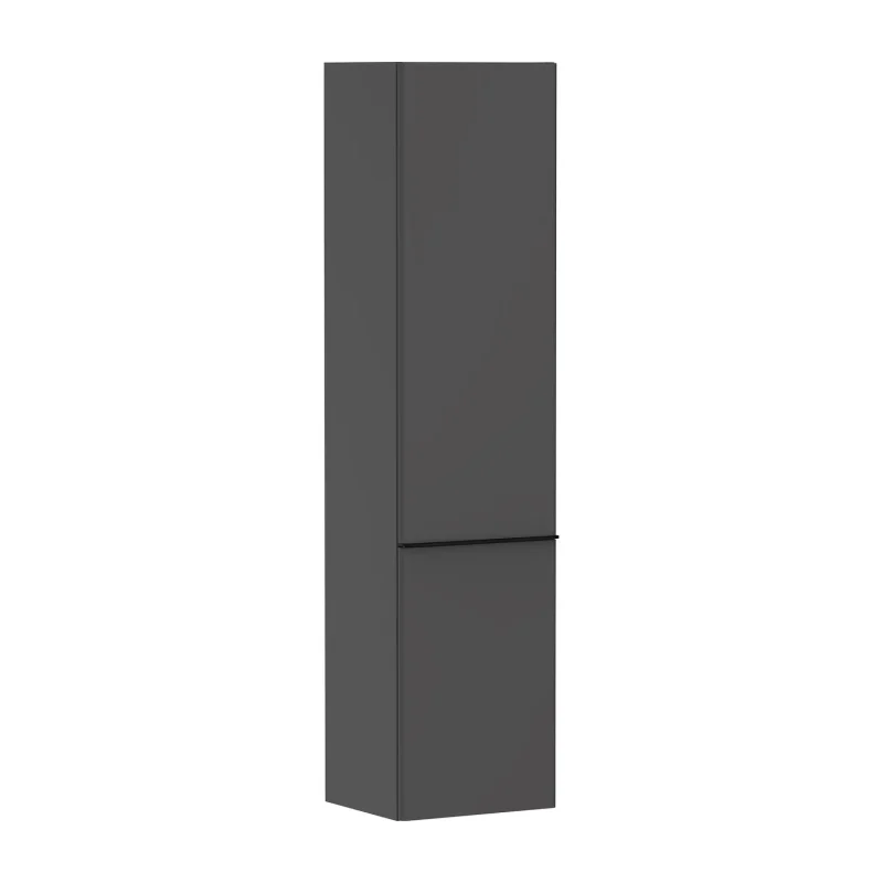 Hansgrohe Xelu Q - augstais skapis 40x165x35 cm, 2 durvis, eņģes kreisajā pusē, matēti pelēks/matēti melns 54136670