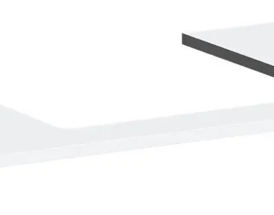 Hansgrohe Xilesa E - izlietnes virsma, 98x55 cm, izgriezums vidū, balts matēts 54270700