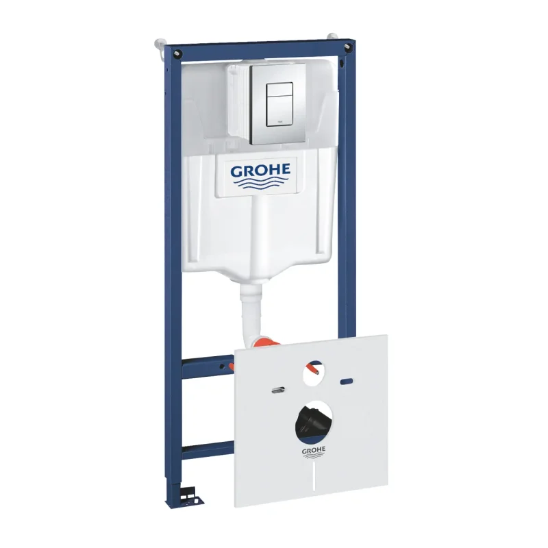Grohe Rapid SL - zemapmetuma elements ar skalošanas tvertni GD2, vadības plate Skate Cosmopolitan, hroms 38775001