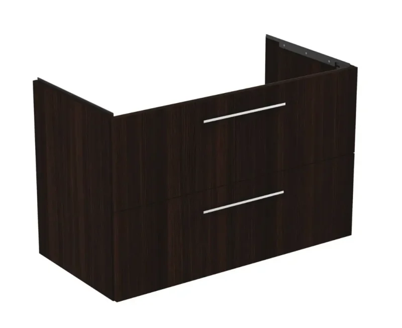 Ideal Standard i.Life B - izlietnes skapītis, 100x63x51 cm, 2 atvilktnes, kreisajā pusē, kafijas ozols T5584NW