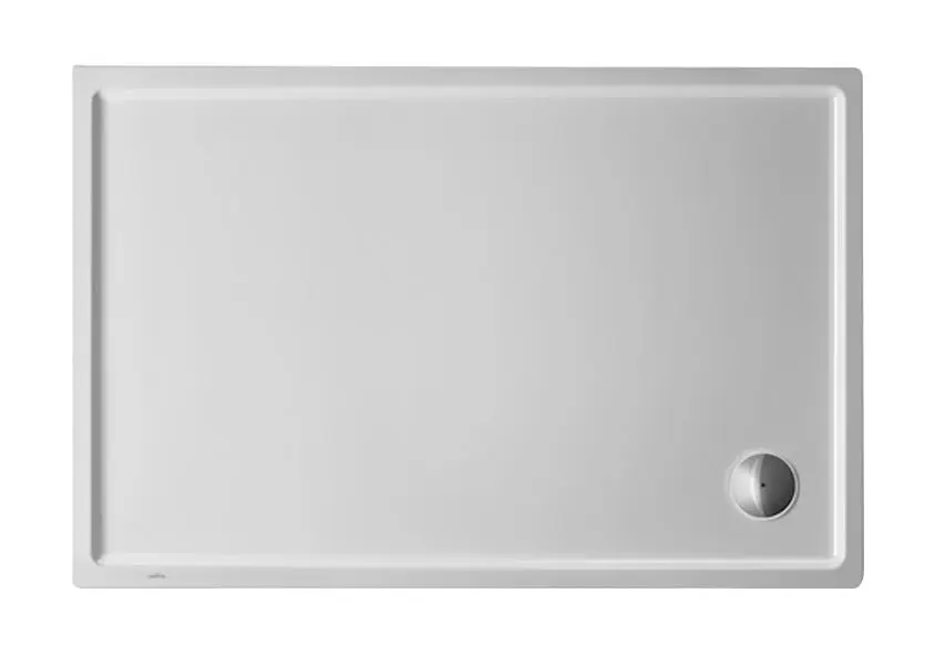 Duravit Starck Slimline - dušas paliktnis, 120x80 cm, pretslīdes, balts 720121000000001