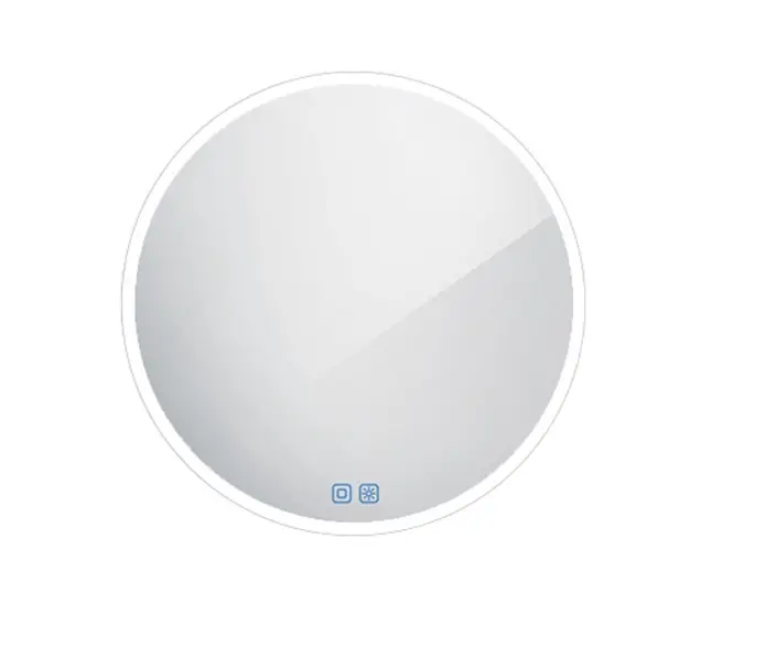 Nimco spogulis - spogulis ar LED apgaismojumu, diametrs 60 cm, skārien sensors, alumīnijs ZP 26000RVX