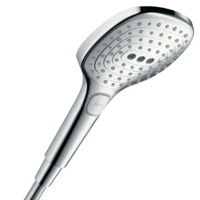 Hansgrohe Raindance Select E - rokas duša, 3 strūklas veidi, EcoSmart+, hroms 28729000