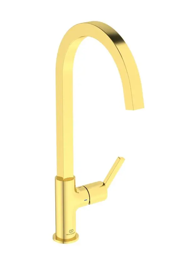 Ideal Standard Gusto - virtuves izlietnes maisītājs, matēts zelts BD411A2