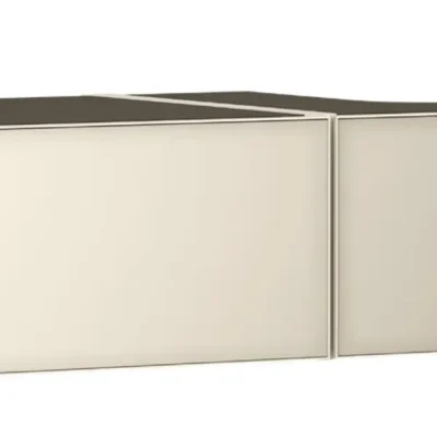 Hansgrohe Xevolos E - izlietnes skapītis, 28x137x55 cm, 2 atvilktnes, matēti bēšs/metāliski bēšs 54323790