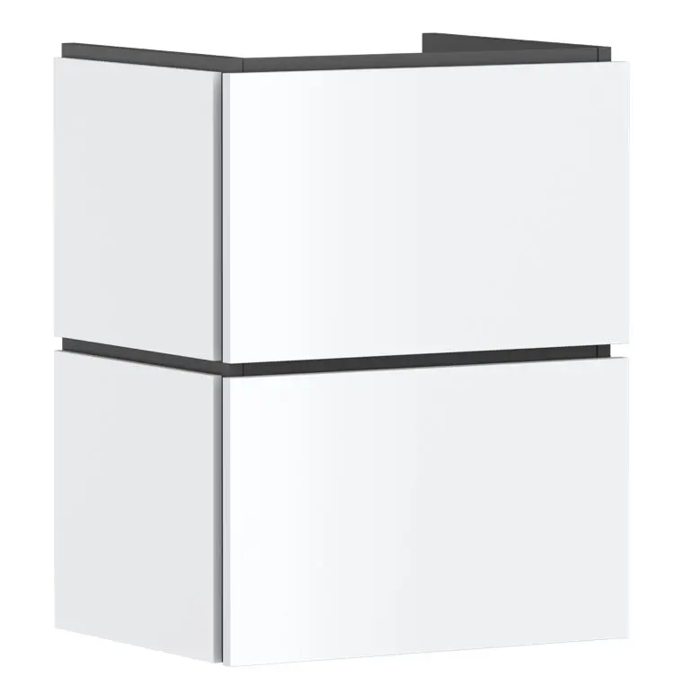 Hansgrohe Xilesa E - izlietnes skapītis, 62x48x38 cm, 2 atvilktnes, matēti balts 54290700