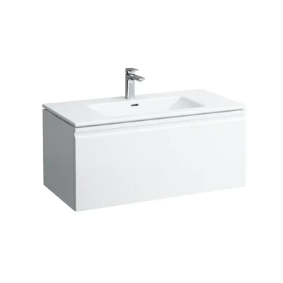 Laufen Pro S - izlietne ar zemizlietnes skapi, 100x50 cm, 1 atvilktne, balts matēts H8609664631041