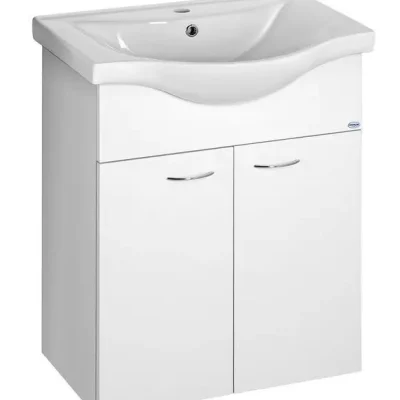 Aqualine Keramia Fresh - izlietnes apakšskapis 61x74x34 cm, balts 50063A