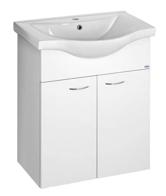 Aqualine Keramia Fresh - izlietnes apakšskapis 61x74x34 cm, balts 50063A
