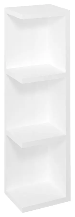 Sapho Riwa - Atvērts plauktu skapis 20x70x15 cm, balts spīdīgs RIW250-0030