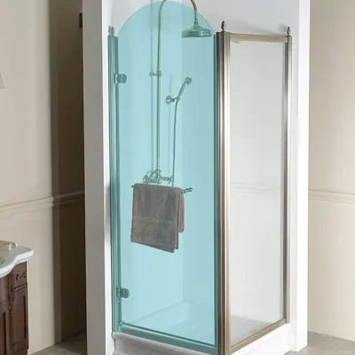 Gelco Antique - dušas siena 80 cm, pārklāts stikls, bronza/caurspīdīgs stikls GQ5680C