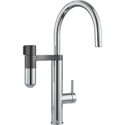 Franke filtra maisītāji - virtuves izlietnes maisītājs Vital Tap ar filtru, hroms/Gun Metal 120.0621.229