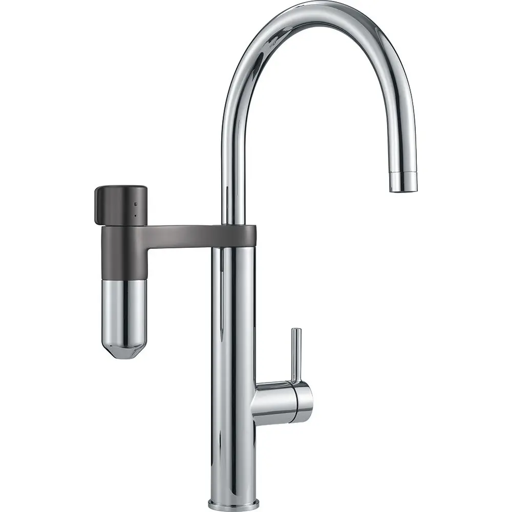 Franke filtra maisītāji - virtuves izlietnes maisītājs Vital Tap ar filtru, hroms/Gun Metal 120.0621.229