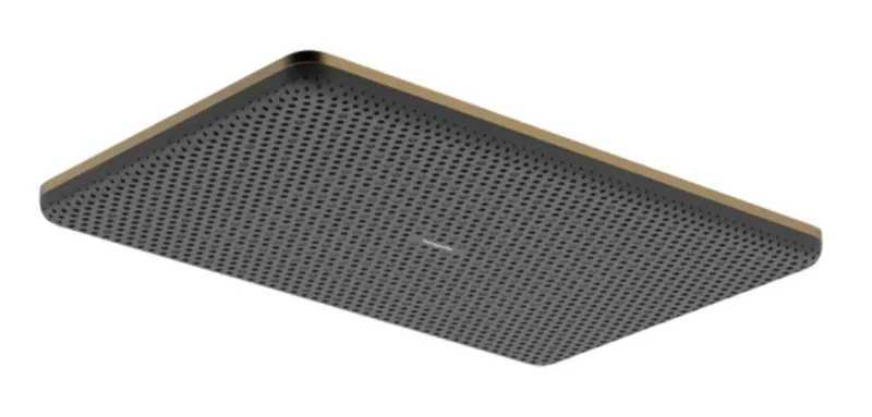 Hansgrohe Raindance Alive Q - galvas duša, 21x34 cm, EcoSmart, birstēts bronzas tonis 24531140