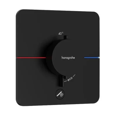 Hansgrohe ShowerSelect Comfort - zemapmetuma termostata maisītājs, matēti melns 15589670