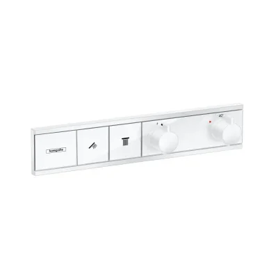 Hansgrohe RainSelect - zemapmetuma maisītājs 2 patērētājiem, balti matēts 15380700
