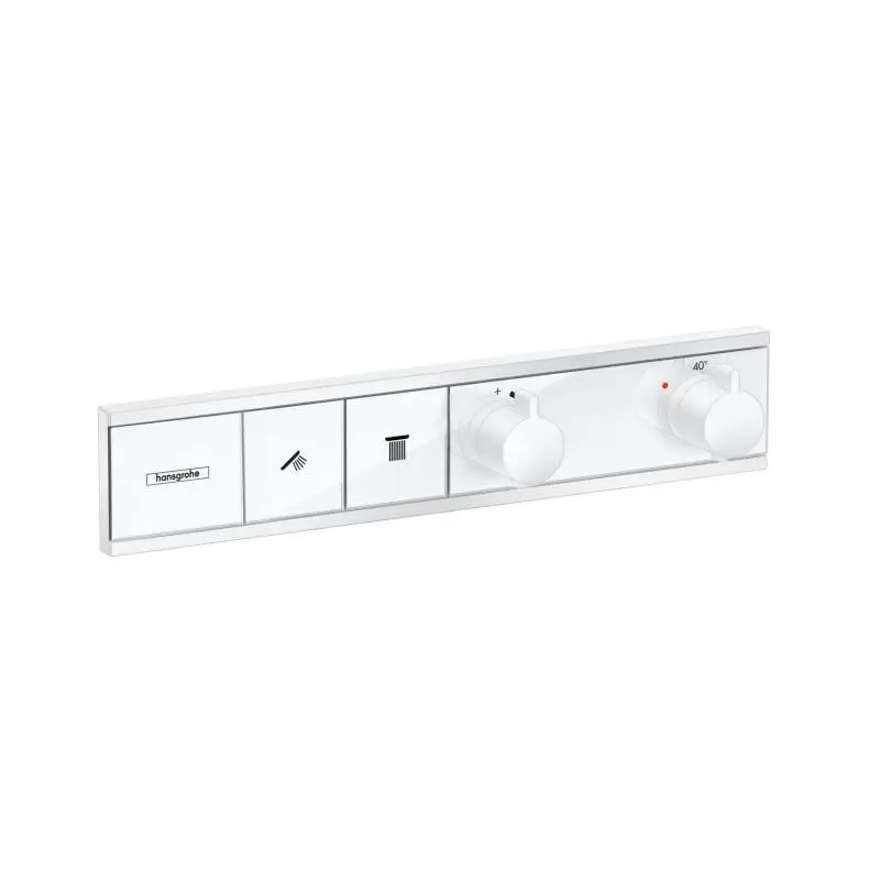 Hansgrohe RainSelect - zemapmetuma maisītājs 2 patērētājiem, balti matēts 15380700