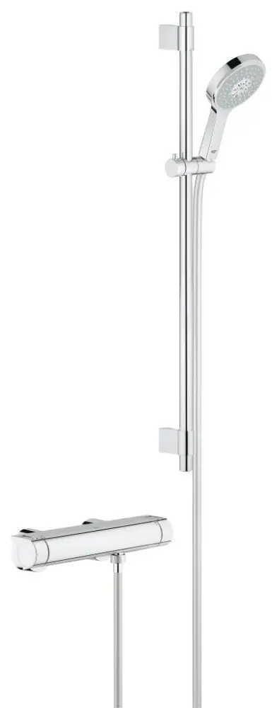 Grohe Grohtherm 2000 - termostata dušas maisītājs, dušas komplekts 90 cm, hroms 34482001