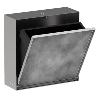 Hansgrohe XtraStoris Rock - zemapmetuma atkritumu tvertne 4 l, birstēts tērauds 56089800