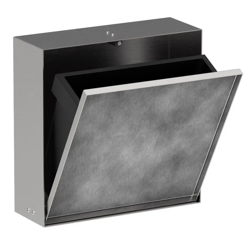 Hansgrohe XtraStoris Rock - zemapmetuma atkritumu tvertne 4 l, birstēts tērauds 56089800