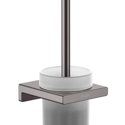 Hansgrohe AddStoris - birstes turētājs, montāža pie sienas, stikls matēts/hroms melns birstēts 41752340