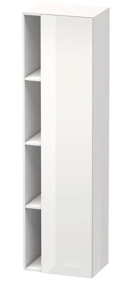 Duravit DuraStyle - augstais skapītis 180x50x36 cm, labais, balts spīdīgs DS1249R2222