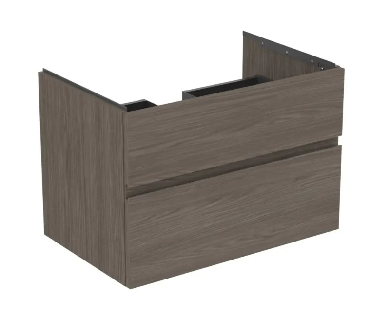 Ideal Standard Finesse - izlietnes skapītis, 80x51x55 cm, 2 atvilktnes, Dark Elm E3396UR