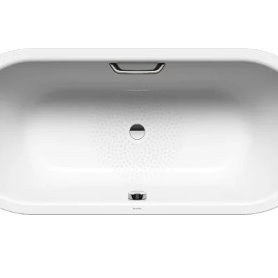 Kaldewei Ambiente - Classic Duo Oval 113, 170x75 cm, ar roktura atverēm, neslīdoša, balta 291410220001