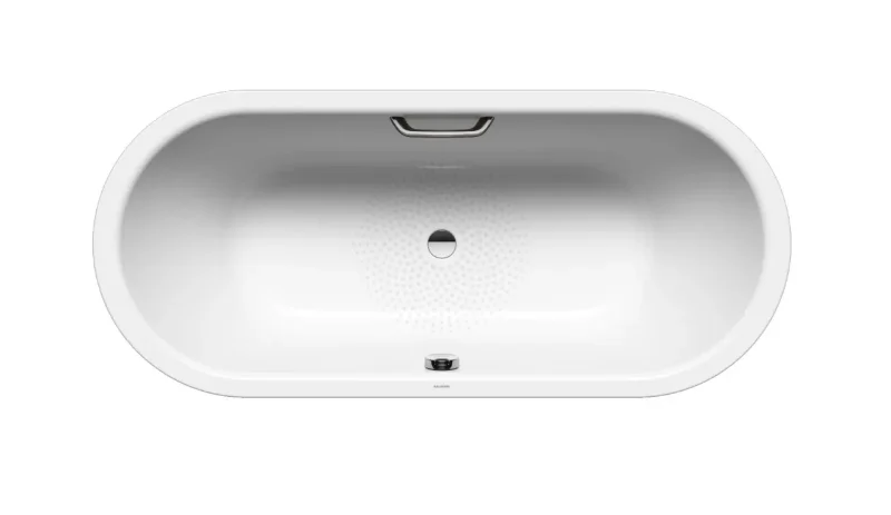 Kaldewei Ambiente - Classic Duo Oval 113, 170x75 cm, ar roktura atverēm, neslīdoša, balta 291410220001