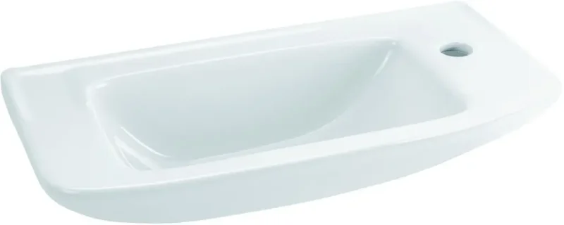 Ideal Standard Eurovit - roku izlietne 50x24x13 cm, ar 1 jaucējkrāna caurumu, balta R421901