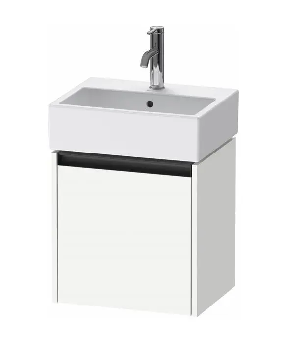 Duravit Ketho.2 - izlietnes skapītis 44x43x34 cm, ar 1 durvīm, eņģes kreisajā pusē, balts matēts K25070L18180000