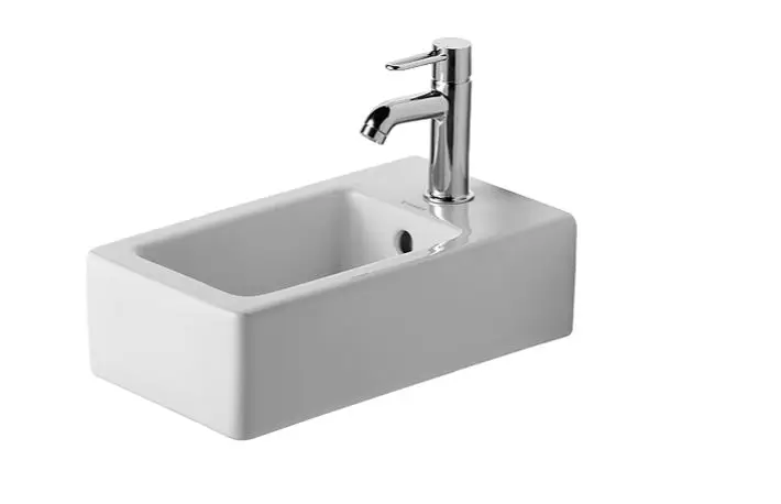 Duravit Vero - rokas izlietne 40x26 cm, ar jaucējkrāna caurumu, Alpu balts 0702250000