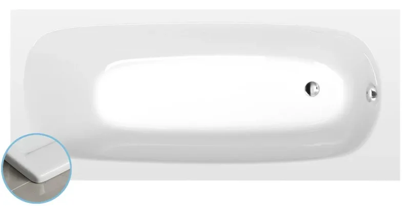 Polysan vannas - vanna 170x75x39 cm, balta 26711S
