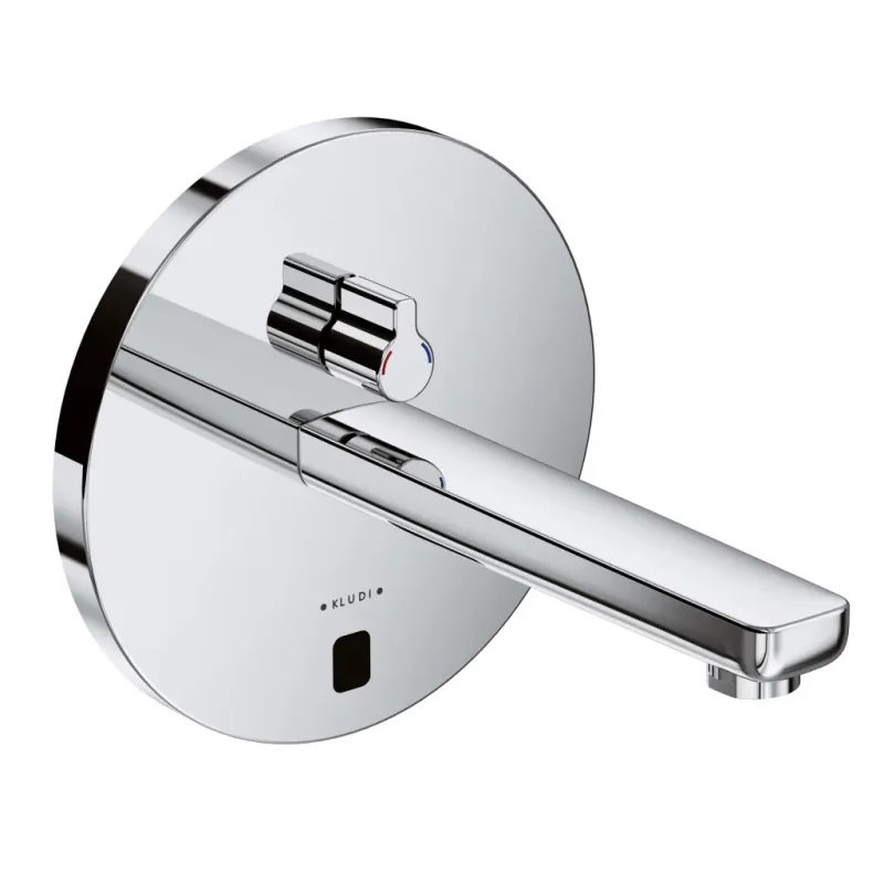 Kludi Zenta - elektroniska izlietnes armatūra, zemapmetuma montāža, hroms 3850105