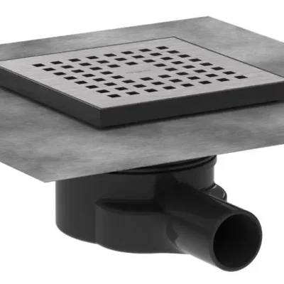 Hansgrohe RainDrain Point - punktveida noteka, 15x15 cm, matēts nerūsējošais tērauds 56248800