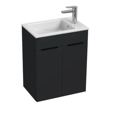Jika Cube - izlietne ar zemizlietnes skapi 51x34x61 cm, antracīts matēts H4536411763521