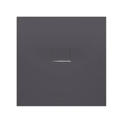 Villeroy & Boch Squaro Infinity - dušas paliktnis, 90x90 cm, Quaryl, antracīts UDQ9090SQI1V-1S