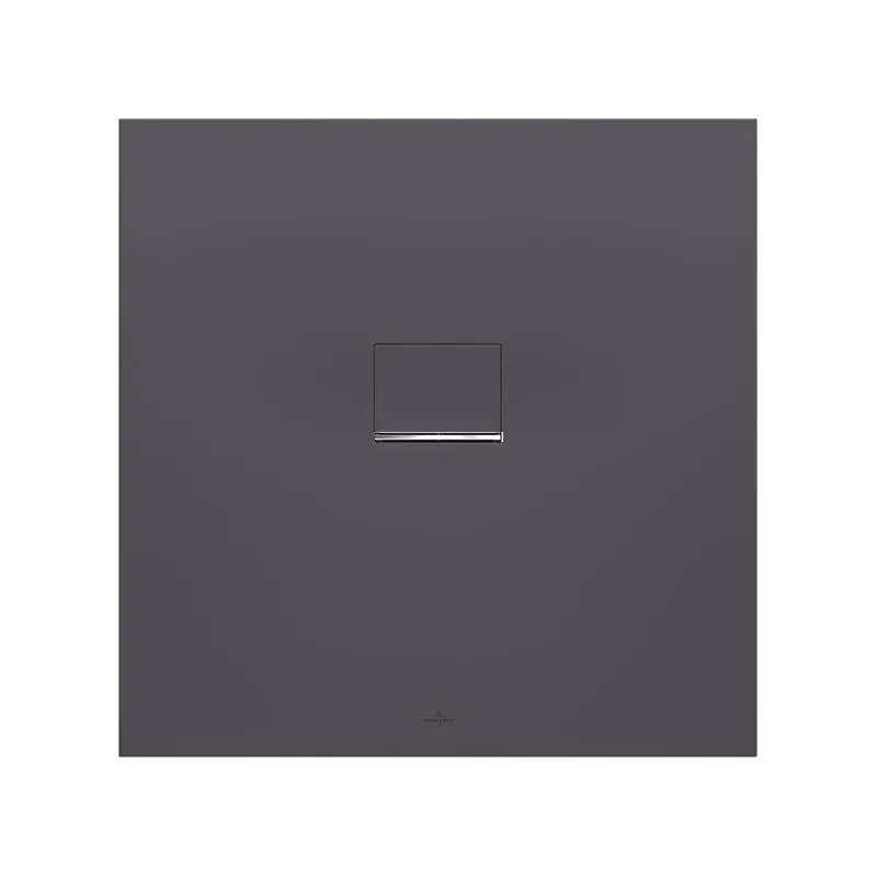 Villeroy & Boch Squaro Infinity - dušas paliktnis, 90x90 cm, Quaryl, antracīts UDQ9090SQI1V-1S