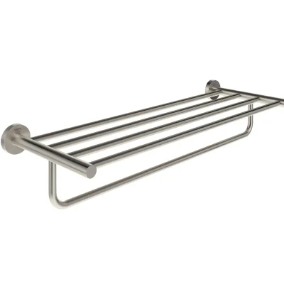 Ravak Kona - dvieļu turētājs ar plauktu, garums 60 cm, birstēts nerūsējošais tērauds X07P1292