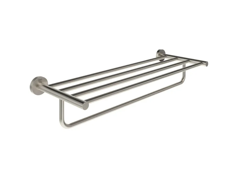 Ravak Kona - dvieļu turētājs ar plauktu, garums 60 cm, birstēts nerūsējošais tērauds X07P1292
