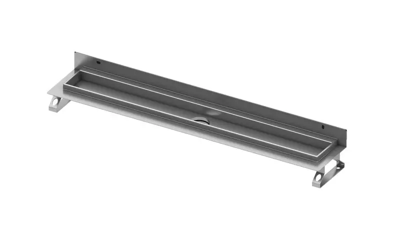 Tece TECEdrainline - dušas noteka 120 cm, ar sienas atloku, ar Seal System blīvējuma lenti, nerūsējošais tērauds 601201