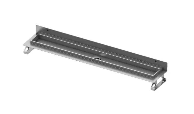 Tece TECEdrainline - dušas noteka 150 cm, ar sienas atloku, ar Seal System blīvējuma lenti, nerūsējošais tērauds 601501