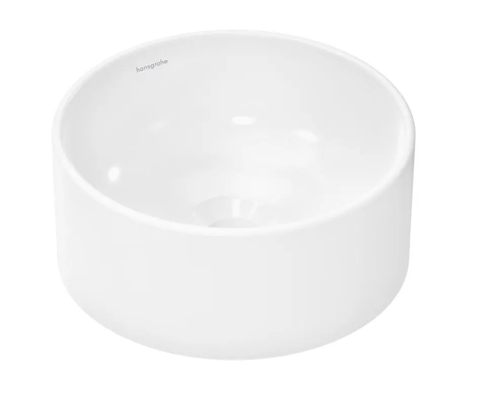 Hansgrohe Xuniva S - uz virsmas uzstādāma roku mazgāšanas izlietne, diametrs 30 cm, bez pārplūdes, SmartClean, balta 61070450
